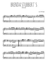 Téléchargez l'arrangement pour piano de la partition de Brenda Stubbert's en PDF